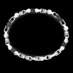 Bracciale Zancan solo maglia in argento e ceramica.