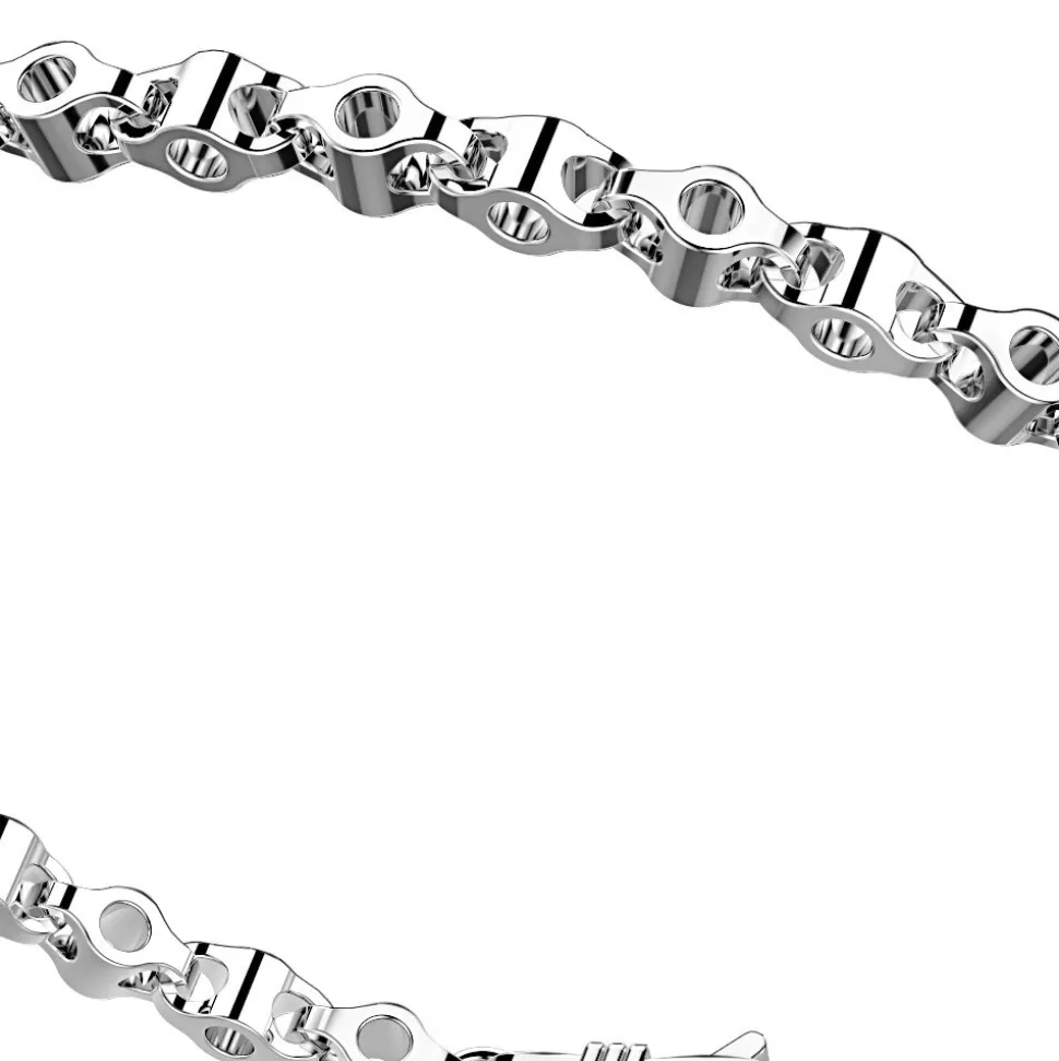 Bracciale Zancan solo maglia in argento.
