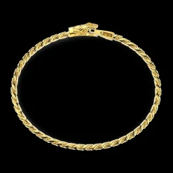 Bracciale-a grumetta-zancan-in-argento-con-chiusura-a-testa-di-serpente