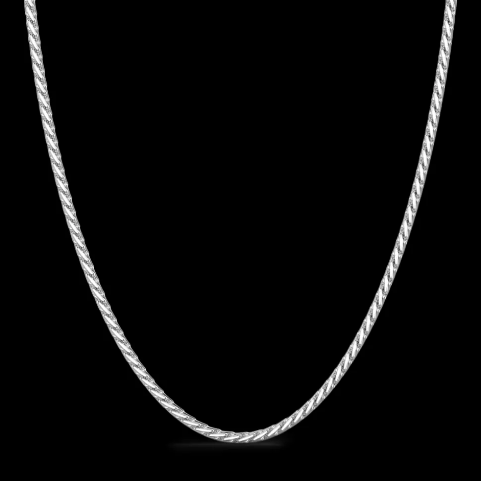 Collana solo maglia Zancan in argento.