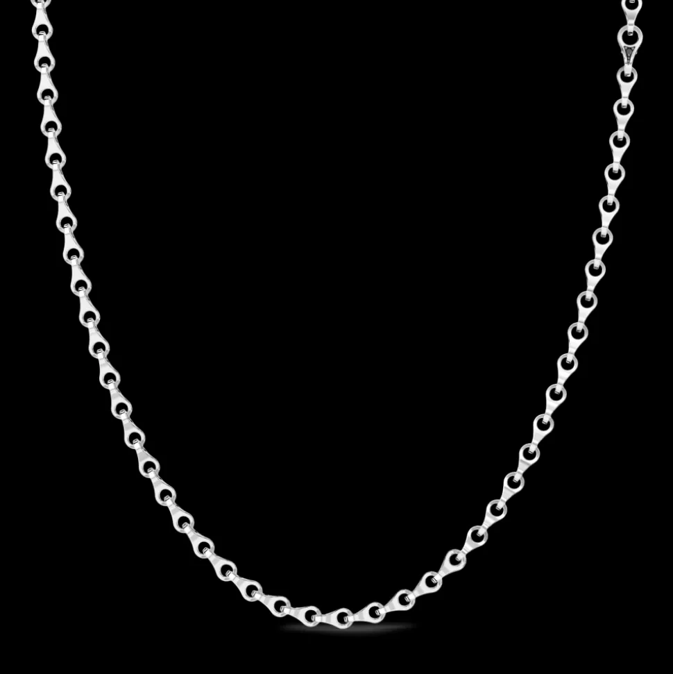 Collana solo maglia Zancan in argento.