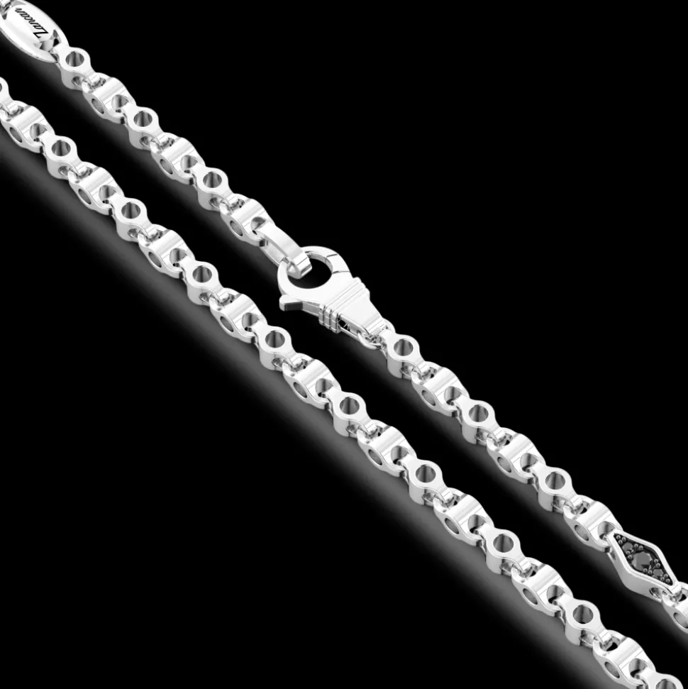 Collana solo maglia Zancan in argento.