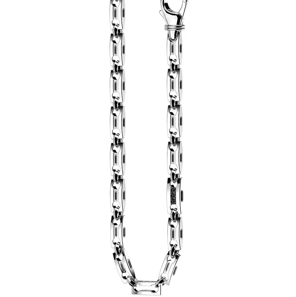 Collana solo maglia Zancan in argento.
