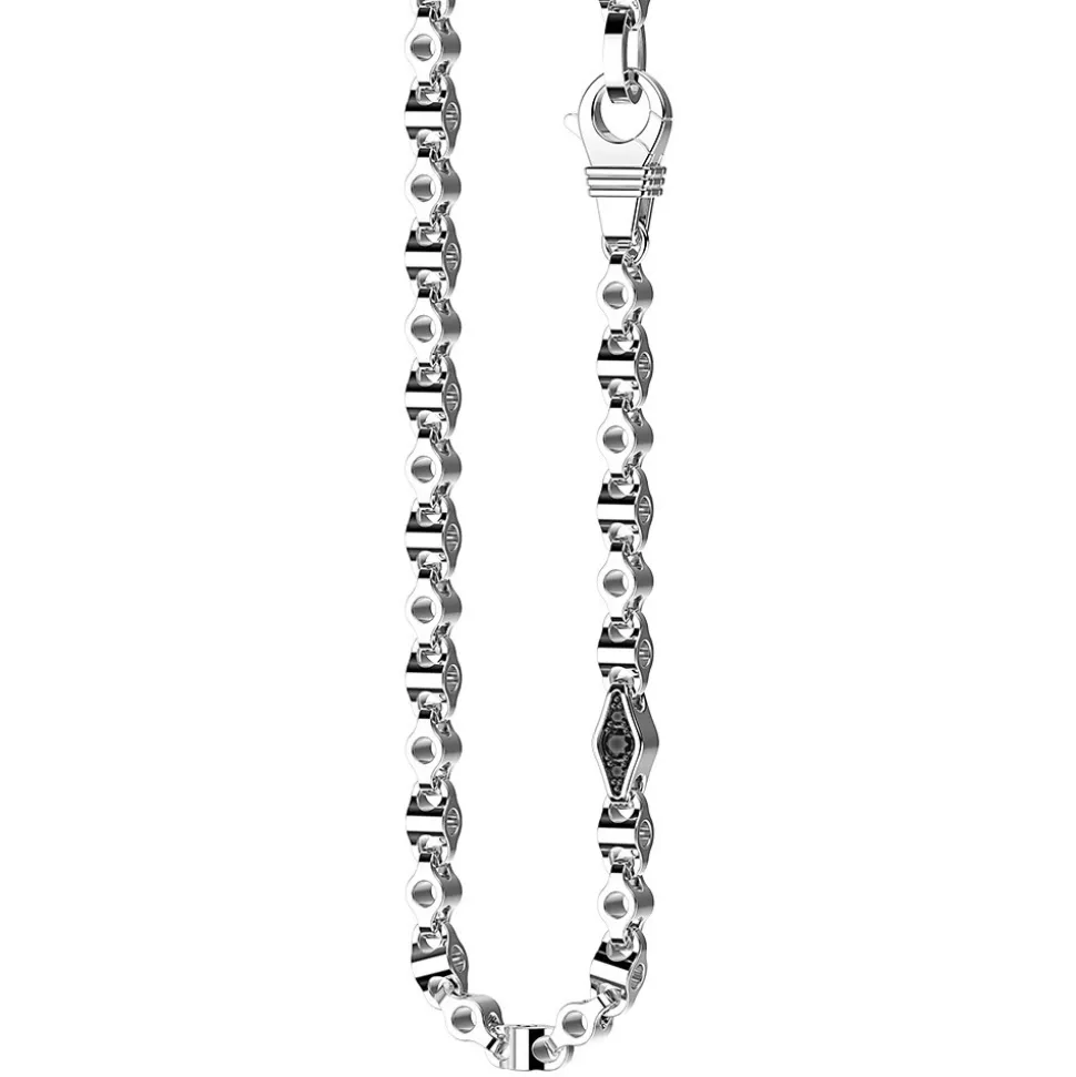 Collana solo maglia Zancan in argento.