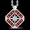 Collana Zancan in argento con pietre naturali