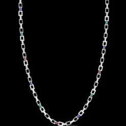 Collana Zancan in argento con pietre naturali