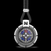 Collana Zancan in argento con bussola.