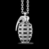 Collana Zancan in argento con granata e pietre  nere.