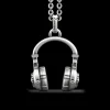 Collana Zancan in argento con pendente a cuffie.