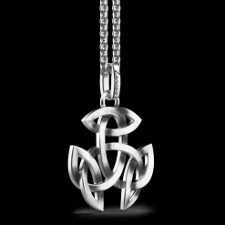 Collana Zancan in argento con pendente celtico.