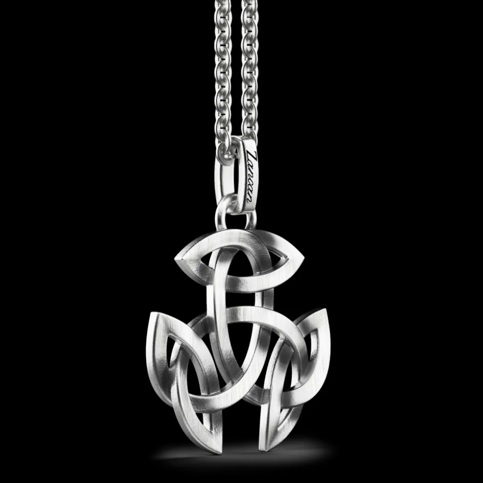 Collana Zancan in argento con pendente celtico.