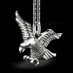 Collana Zancan in argento con aquila.