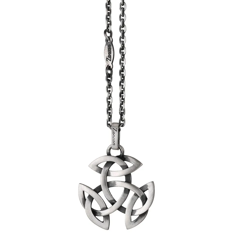 Collana Zancan in argento con pendente celtico.