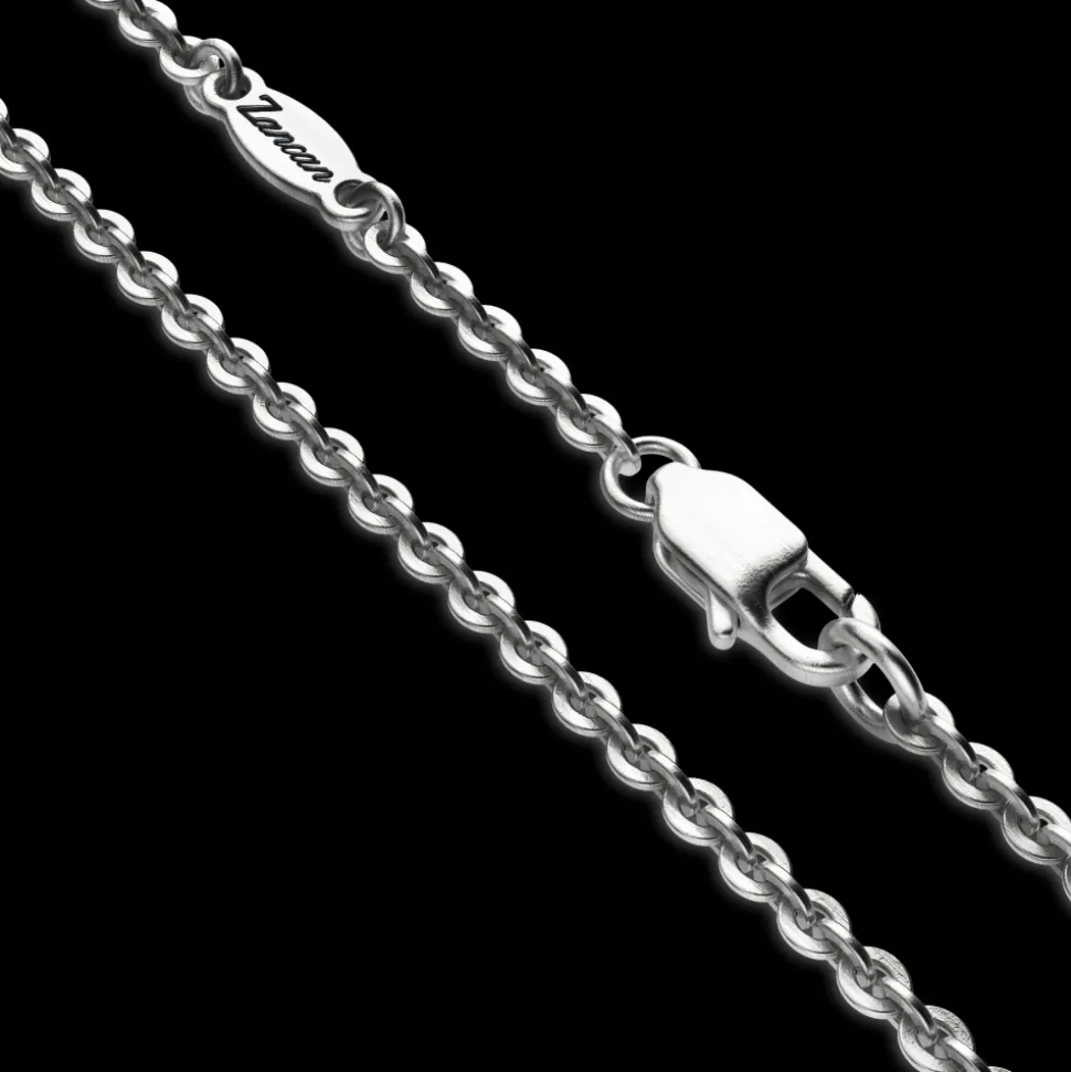 Collana Zancan in argento con teschio.