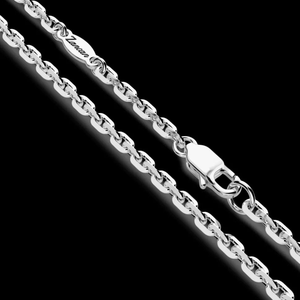 Collana Zancan in argento con teschio.