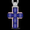 Collana Zancan in oro 18k con zaffiri blu.