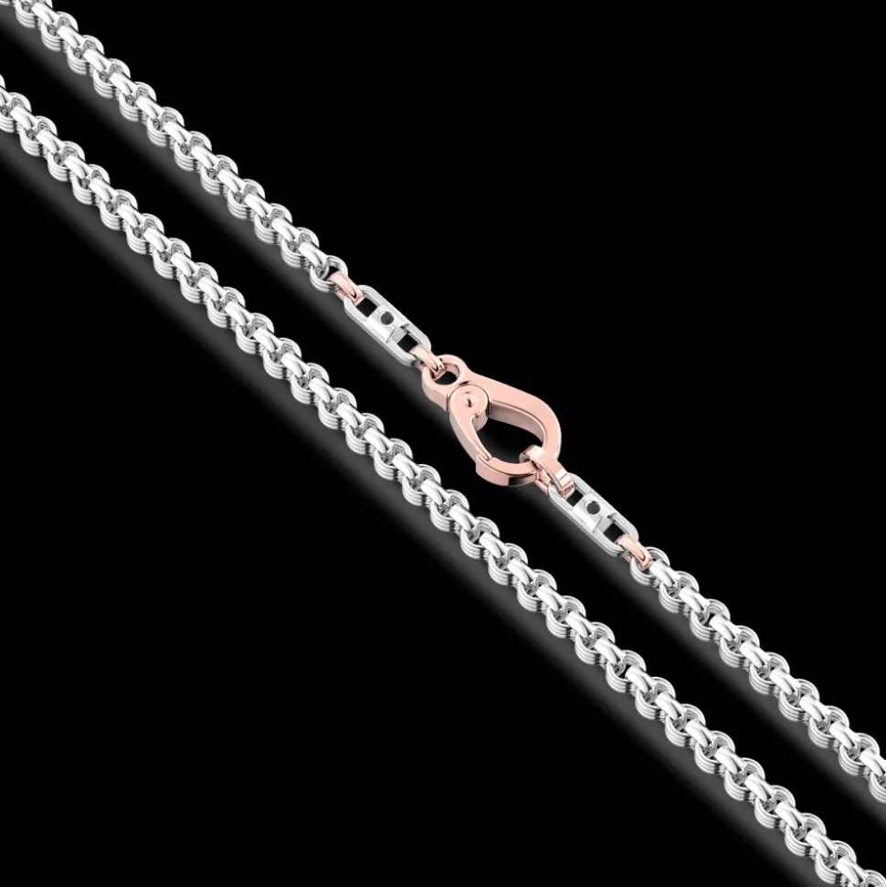 Collana Zancan in oro 18k con diamanti neri.