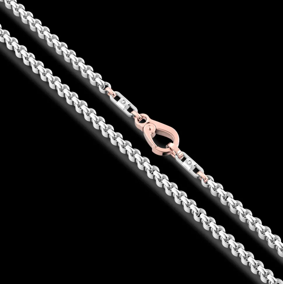 Collana Zancan in oro 18k con zaffiri blu.