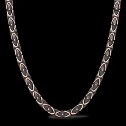 Collana Zancan in oro 18kt e ceramica nera.