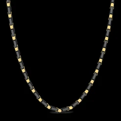Collana Zancan in oro 18kt e ceramica nera.