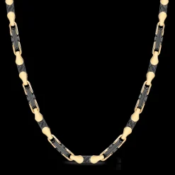 Collana Zancan in oro 18kt e ceramica nera.