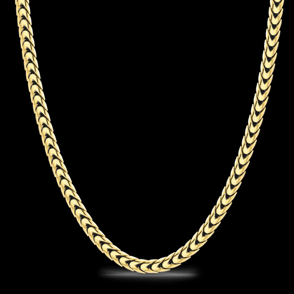 Collana Zancan in oro 18kt e ceramica nera.
