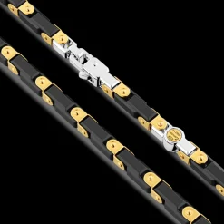 Collana Zancan in    oro 18kt e ceramica nera.