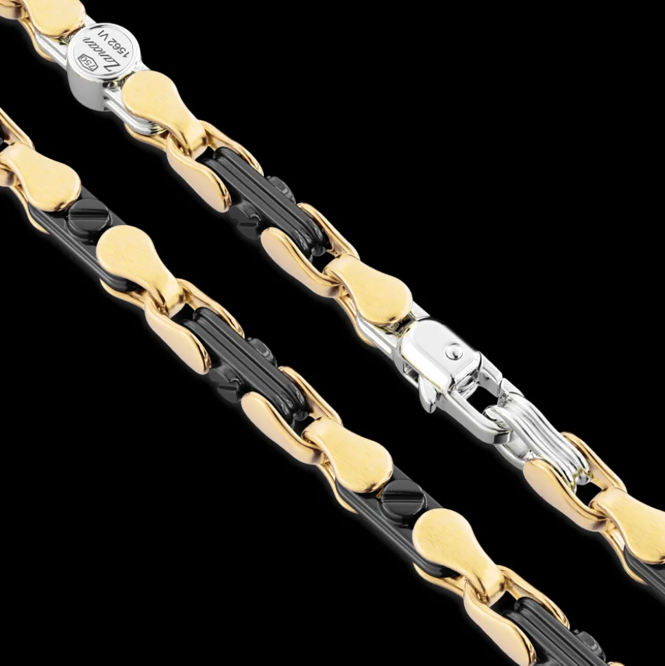 Collana Zancan in oro 18kt e ceramica nera.