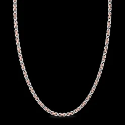 Collana Zancan in oro rosa 18k e argento.