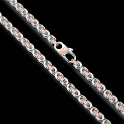 Collana Zancan in oro rosa 18k e argento.