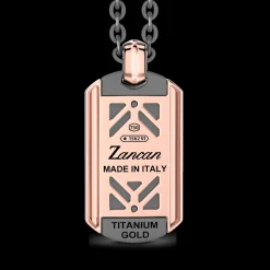 Collana Zancan in Titanio e Oro 18kt | Lusso Made in Italy