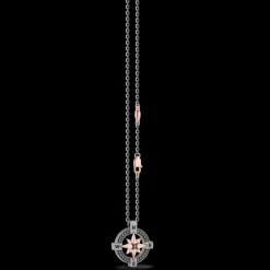 Collana Zancan in Titanio, Oro 18kt e Diamanti | Lusso Made in Italy
