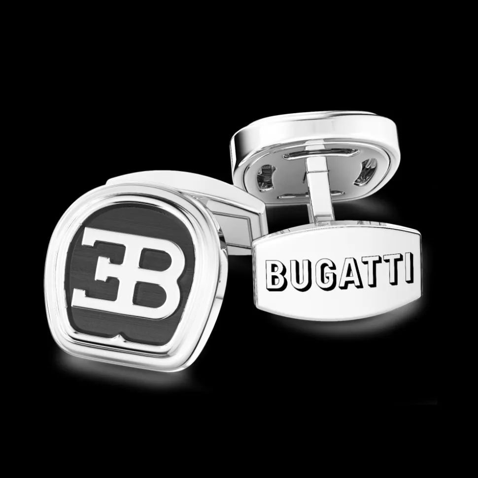 Gemelli Bugatti in argento.