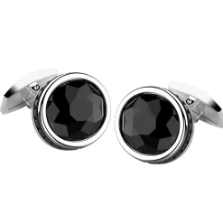 Gemelli in argento con onice