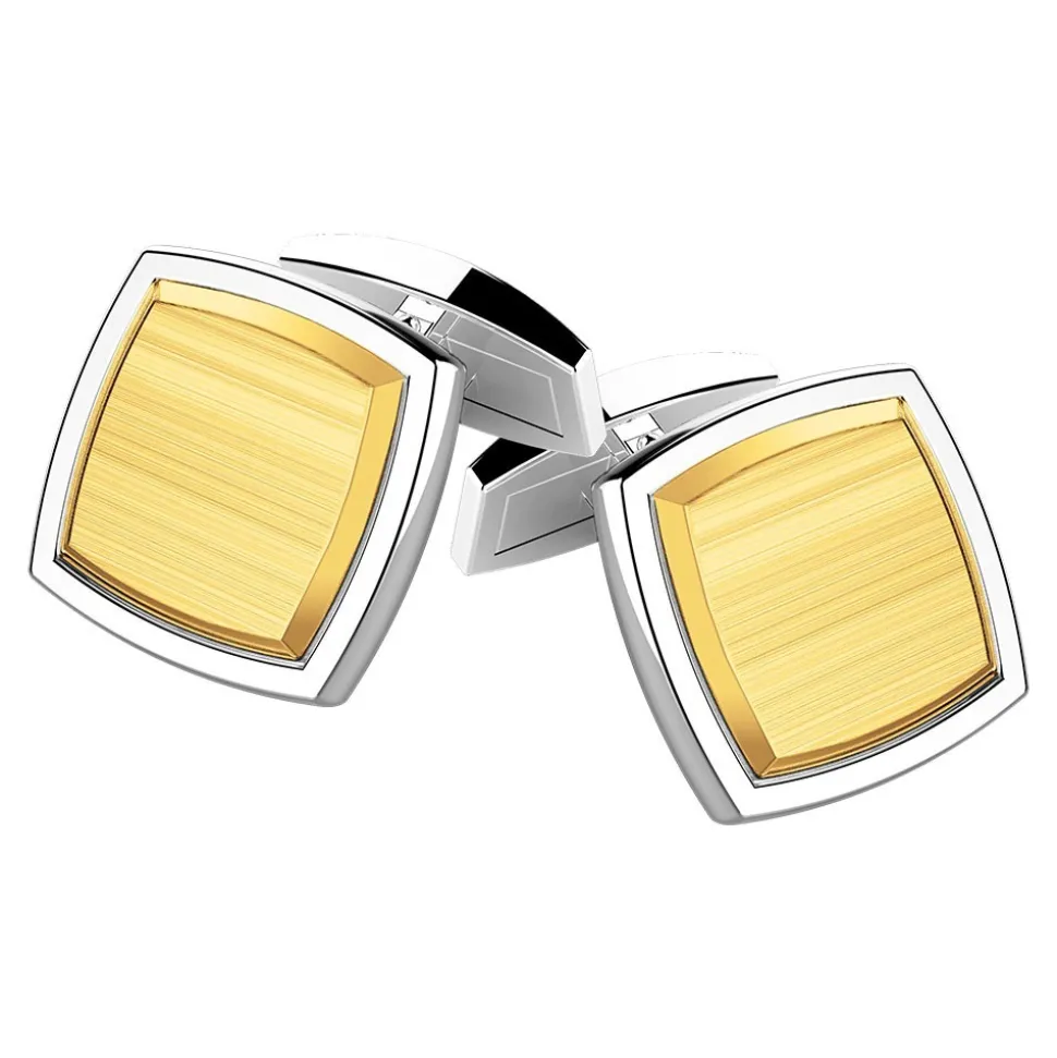 Gemelli Zancan in argento e oro 18k.