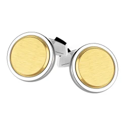 Gemelli Zancan in argento e oro 18k.