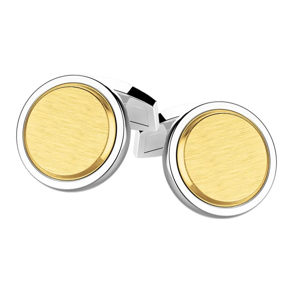 Gemelli Zancan in argento e oro 18k.