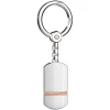 Portachiavi Zancan in argento e oro rosa 18k.